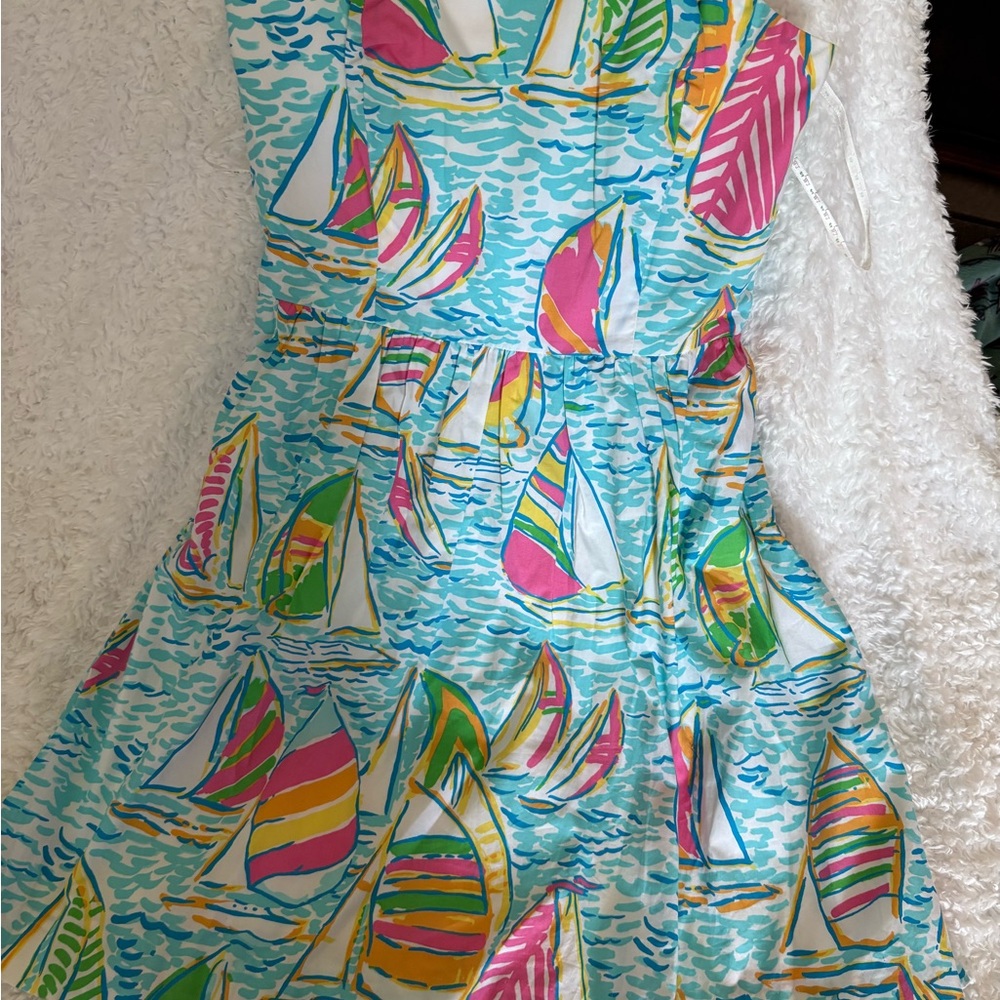 Lilly Pulitzer Multicolor Sailboat Dress